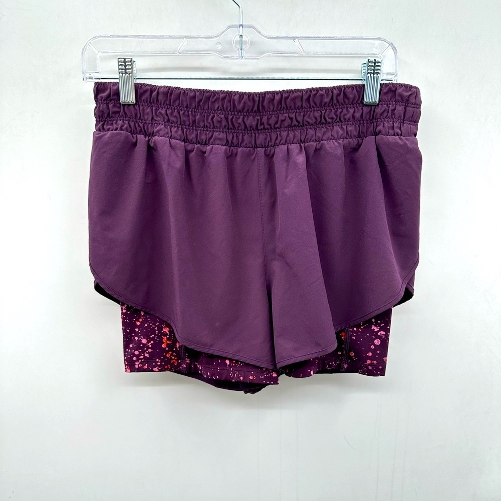 Athleta Purple Women's Athletic Shorts - Picture 2 of 11